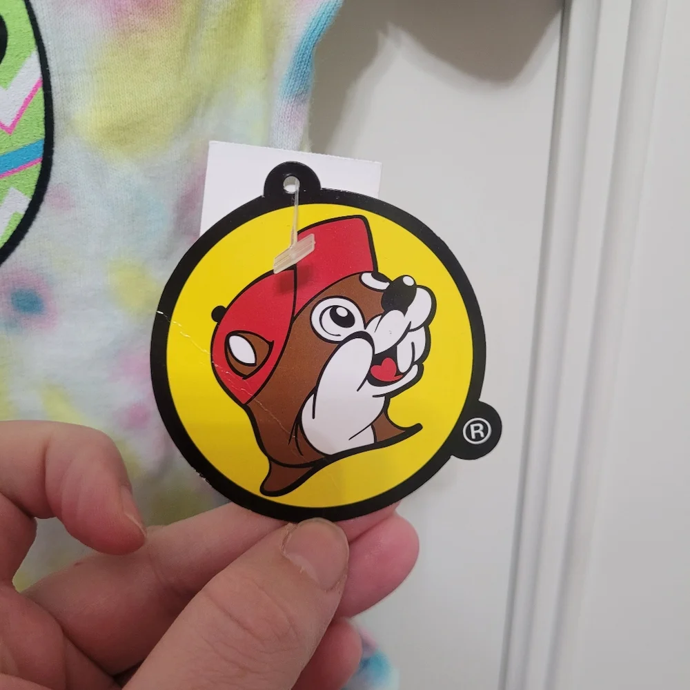 $‎ 💥3/$24 NWT Buc-ee's Tie Dye Easter Onesie